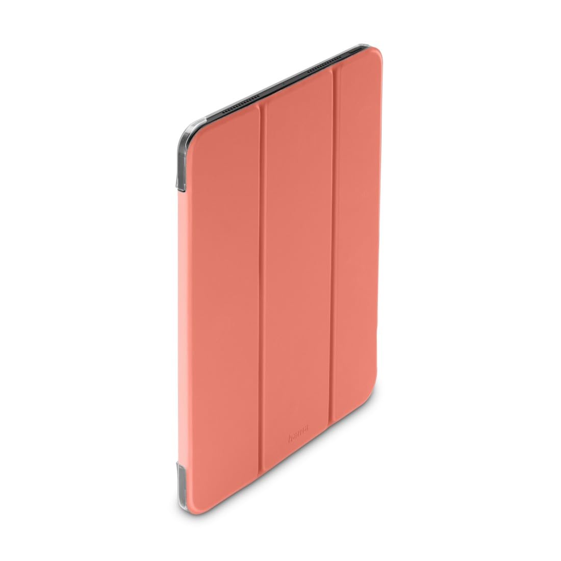Hama iPad 10th Gen Case (Stand, Magnet, Flip, Protection, Transparent, Robust, Business Look) Coral