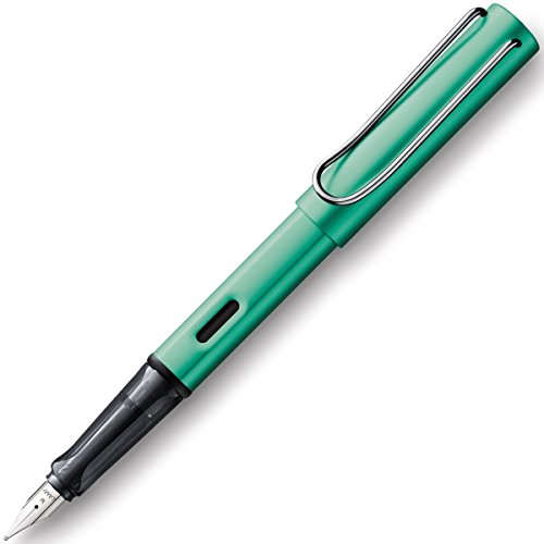 #一周热征#办公室利器#办公室的一抹清新色：Lamy 凌美 恒星系列 蓝绿色限量款钢笔