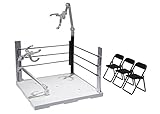 Tamashii Nations Bandai Stage Act. Ring Neutral Corner & Pipe Chair Set Action Figure