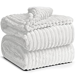 Clara Clark Cut Plush Fleece Throw Blanket - Throw