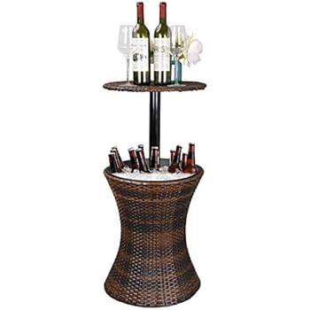 Amazon Com Keter 218305 Outdoor Patio Table With 7 5 Gallon Beer