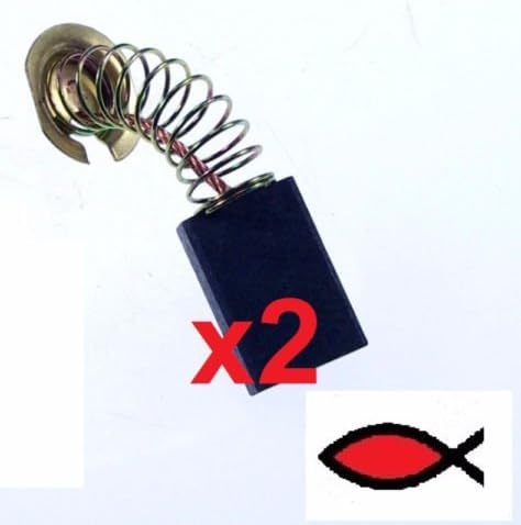 2X NEW CB304 REPLACEMENT CARBON BRUSHES 16mm x 10mm x 4mm A1 QUALITY FOR MAKITA 2107F Portable Band Saw