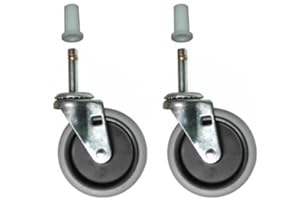 Rubbermaid 6173L1 Caster Set of 2 for 6173-47 and 6173-88 Janitor Carts
