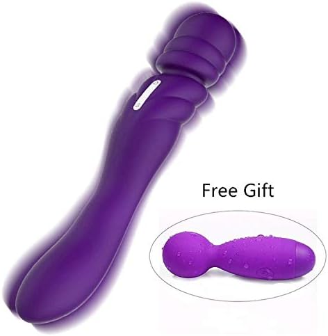 QTZND Dual Motor Vibrating G Spot Clitoris Massage Magic Wand Víbrátór Anál Plug Adult Sexs-Toys for Woman Marsturbator,Purple Sexx Tops Tshirt