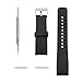 V-Moro for Samsung Galaxy Gear S2 Classic Band, Black Accessories Silicone Replacement Rubber Band for Gear S2 Classic Smart Watch SM-R732 and SM-R735 5.1-8.1 inches