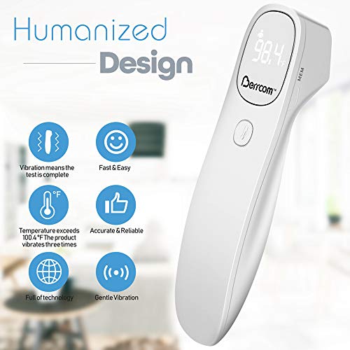 Baby Thermometer for Fever, Non Contact Forehead Thermometer for Adults and Kids, 3 Modes Digital Medical Infrared Thermometer for Body/Surface/Room