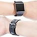 Wepro Bands Compatible with Fitbit Ionic SmartWatch, Watch Replacement Sport Strap for Women Men Kids, Buckle, Small, Smoke Gray