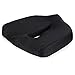 Seat Cushion,Comfort Memory Foam Seat Cushion Chair Seat Cusion for Back Tailbone Sciatica Pain Relief - Breathable Anti Slip (Black)