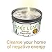 Magnificent 101 Long Lasting Pure White Sage Leaf Scented Smudge Candle | 6 Oz - 35 Hour Burn | Paraffin Free Soy Candle for House Energy Cleansing, Purification & Manifestation