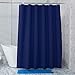 AmazerBath Navy Blue Shower Curtain, Thick PEVA, Heavy Duty Waterproof 72x72 with 3 Weighted Stones and 12 Grommets