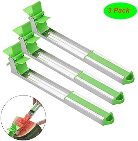 Stainless Steel Watermelon Windmill Slicer Cutter Corer Fruit Vegetable Tools Kitchen Gadgets,3 Pack