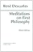 Descartes Meditations First Philosophy (Hackett Classics)