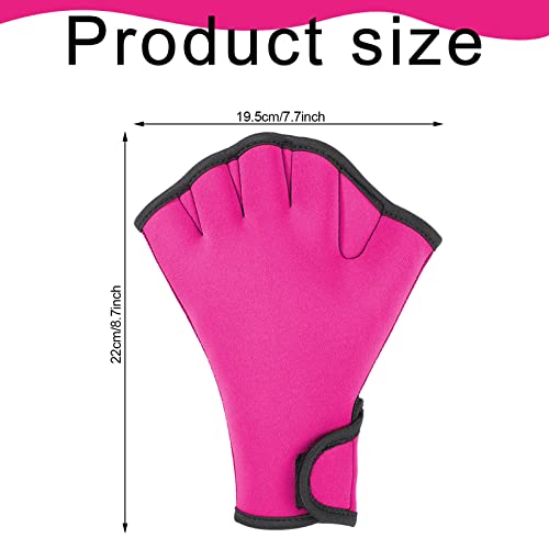 bed Aquatic Gloves 2 Pairs Training Swim Gloves Women Resistance Swimming Gloves for Men