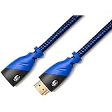 Ultra Clarity HDMI Extension Cable 6 FT - Ultra Clarity 4K HDMI Extender 2.0 with Ethernet ( 6 FEET ) M / F Port Saver Cables Braided Cord - Support 3D & Audio Return Channel - Latest Version
