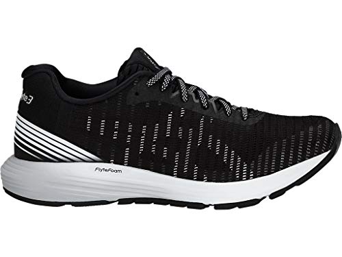 ASICS Women's Dynaflyte 3 Running Shoes, 6M, Black/White