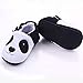 Lidiano Infant/Toddler Baby Non Slip Rubber Soft Sole Cartoon Walking Slip on Shoes for Home/Outdoors (5 M US Toddler, Panda)