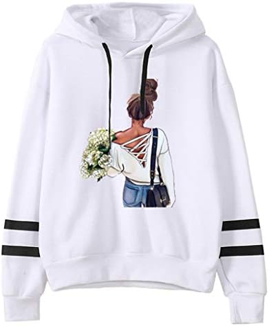 ladies white hoodie sweatshirt