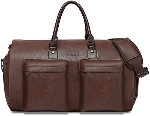 Hook And Albert Leather 3-Way Carryall - The Bag That Does It All (Black)