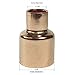Libra Supply 1-1/2 x 1 inch(Nominal Size) Copper Pressure Coupling Bell Reducer, C x C, (click in for more size options), 1-1/2'' x 1'', 1-1/2 x 1-inch Copper Pressure Pipe Fitting Plumbing Supply