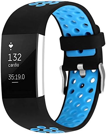 Silicone Band for Fitbit Charge 2 Adjustable Replacement Strap Sports Wristband Bracelet for Fitbit Charge 2 Fitness Tracker