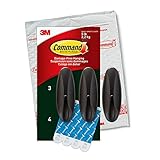 Command Outdoor Large Hooks, Bronze, Holds up to 5