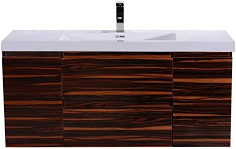 Morenobath Mob 48 in. Wall Mounted Single Sink Bathroom Vanity