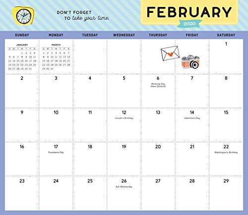 image for Workman Publishing Company Go with the Flow Desk Calendar 2020: A Magn