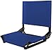 Cascade Mountain Tech Stadium Seat - Lightweight, Portable Folding Chair for Bleachers and Benches - Royal Blue, Extra Wide - 20