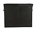 Double Folding Laundry Basket, Black - Collapsible Laundry Bin for Toys - Bedroom Organizer - Foldable Bin with Large Capacity. Adult and Kids Room Decor