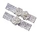 Lauren Annabelle Studio Ivory Wedding Keepsake Toss Garters Lace Vintage White Bridal Prom - Set of 2, 16 inches / 15 inches