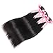 Brazilian Straight Hair Bundles With Closure 100% 7A Grade Unprocessed Virgin Human Hair Bundles 4X4 Free Part Lace Closure With Bundles(18 20 22+16