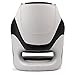 Leader Accessories Two Tone Captains Bucket Seat Boat Seat Premium Sports Flip Up Boat Seat(Light Grey/Black,Dark Red Piping)
