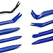 DEDC Auto Trim Removal Tool Kit Steel Fastener Remover Set Car Audio Radio Dash Dashboard Door Panel Trim Remover Repair Installer Open Pry Tool (Set of 5)