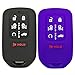 2Pcs Coolbestda Smart Key Fob Cover Keyless Entry Remote Case Pouch Shell Protector for 2018 2019 2020 2021 2022 2023 2024 2025 Honda Odyssey Elite Ex A2C98590800 KR5V2X