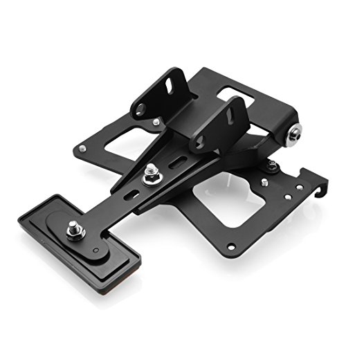 Radracing Motorcycle Fender Eliminator License Plate Bracket Holder for Suzuki GSXR600 2008-2017 Black