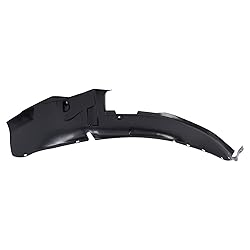 TRQ Front Right Inner Fender Liner Black Passenger