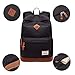 Lmeison School Backpack, Travel Laptop Backpack Water-resistant Cool Guys Bookbag with USB Charging Port Lightweight Casual Daypack Camping Outdoor Backpack Student Rucksack for Boys Men, Black