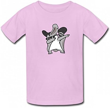 LNAUC Dabbing Funny Tshirt Printed Cotton T-Shirts Tops Logo Children Tee Pink