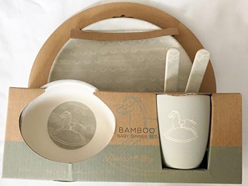 Peacock Alley Bamboo Baby Dinner Set - Rocking Horse