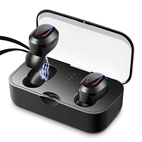 Wireless Earbuds, 3D Stereo Sound Wireless Headphones Wireless Sport Earbud with Breathing Mini in-Ear Sports Earphones Noise Cancelling Headsets, Bluetooth Earbuds