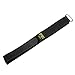 IVAPPON Hook Loop Sport Watch Strap 18mm 20mm Nylon Straps Black Blue Fastening Watchband (20mm, Black(Silver Stainless Steel Buckle))