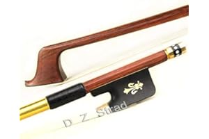 D Z Strad Cello Bow - Model 305 - Brazilwood Bow with Ebony Fleur-de-Lis Frog (4/4 - Full Size) (4/4 - Full Size)