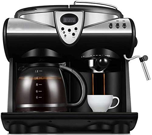 Kaffeemaschine voll halbautomatisch nach Hause Italienischer Dampfmilchschaum 1800W, 1,5lL