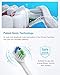 HOMEVER Electric Toothbrush, Sonic Electric Toothbrush, Portable USB Rechargeable Electric Toothbrush, 3 Replaceable Dupont Brush Heads, Teeth Whitening, 5 Cleaning Modes and Inductive Charging