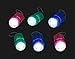 SNInc. Mini Flashlight Keychain in Pink, Green, and Blue - Pack of 12 Party Favor Plastic Flashlights