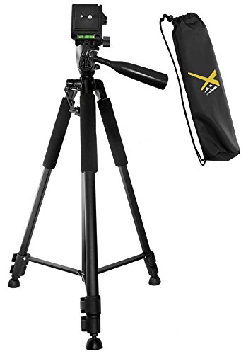 Xit 60-Inch Tripod For Panasonic HC-X1000 HC-WX970 HC-X920 HC-X900 HC-VX870 HC-W850, HC-V770, HC-V750 HC-V700 HC-MDH2 HDC-TM900 HDC-HS900 HDC- HS700 HDC-TM700