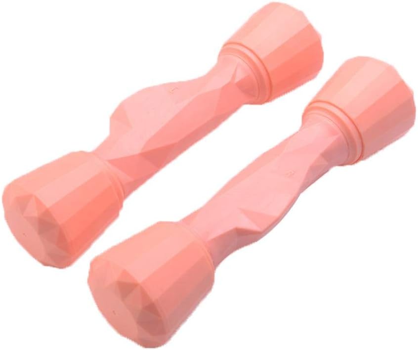 decwang Women's Aerobics Dumbbell Adjustable Dumbbells with Non-Slip Grips Yoga Fitness Equipment