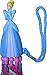 Disney Girls Princess Umbrella With 3D Handle Purple