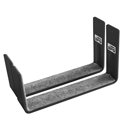 BPS Minimalist SUP Board Alloy Wall Rack - SUP Wall Mount Racks/Paddleboard Rack for Garage, Shop, Office, Home, Living Room and Garden - Quick and Easy to Install (Charcoal Black)