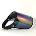 Paparazzi Visor for Face Sun Protection (Shiny Transparent Plastic) - Adjustable Angle, One Size Fits Most